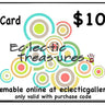 $100. Eclectic Treasures Gift Cards - Eclectic Treasures