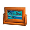 Cheery Wood Framed Moving sand picture on White background