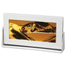 Moving Sand Pictures in Silver Rectangle Frame Sunset Orange - Eclectic Treasures