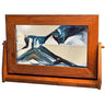 Sand Art Picture Arctic Glacier Clear Alder Frame Lg - Eclectic Treasures