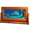 Sand Pictures Ocean Blue Med Alder Frame - Eclectic Treasures
